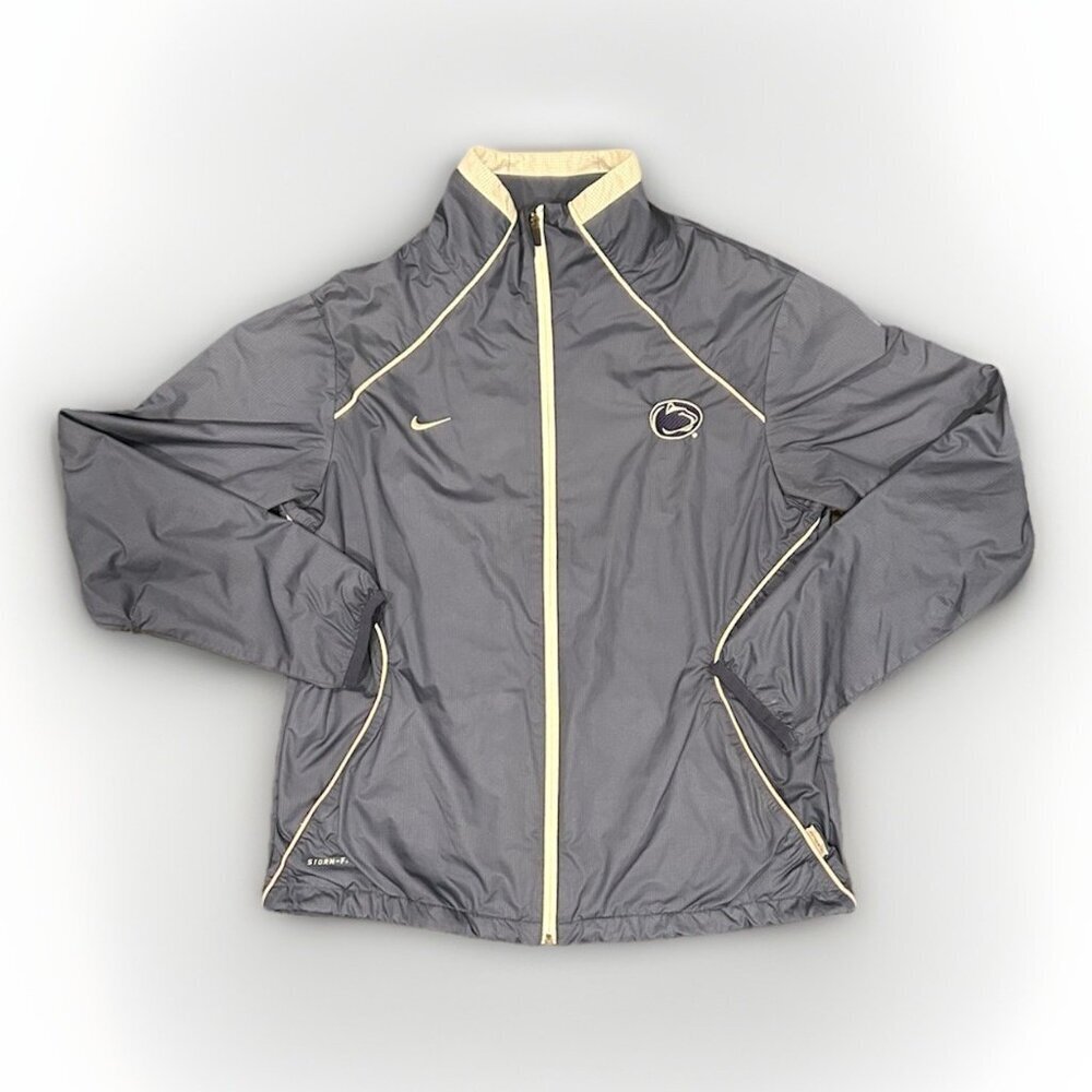 Nike Storm Fit Full Zip Windbreaker Vented Penn State Nittany Lions Women Medium